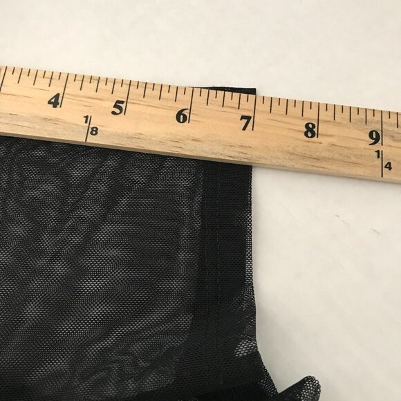 NWT - Torrid Short Sleeves Mesh Blouse with Sequin in the Front - Picture 14 of 15